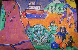 Autobiographical Chagall Imitation