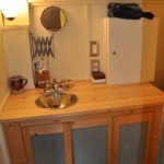 Bathroom, 1984 Bluebird schoolbus