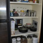 Kitchen pantry, 1984 Bluebird schoolbus